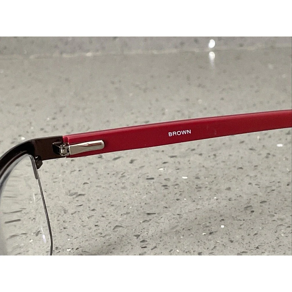 SYDNEY LOVE SL 2033 BROWN RED 53-16-140 FLEX HINGE EYEGLASSES Frames ONLY